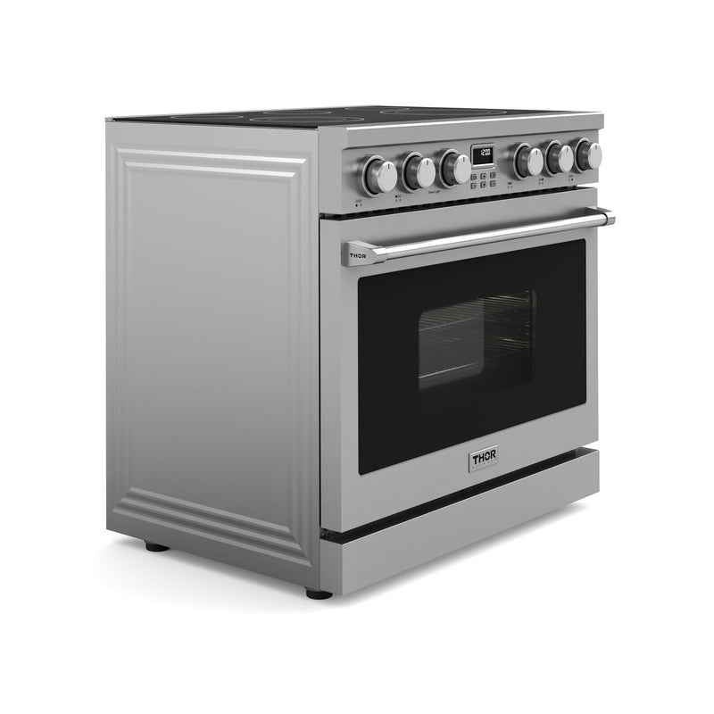 THOR Kitchen 36" Contemporary Professional Electric Range, ARE36