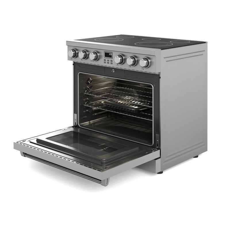 THOR Kitchen 36" Contemporary Professional Electric Range, ARE36