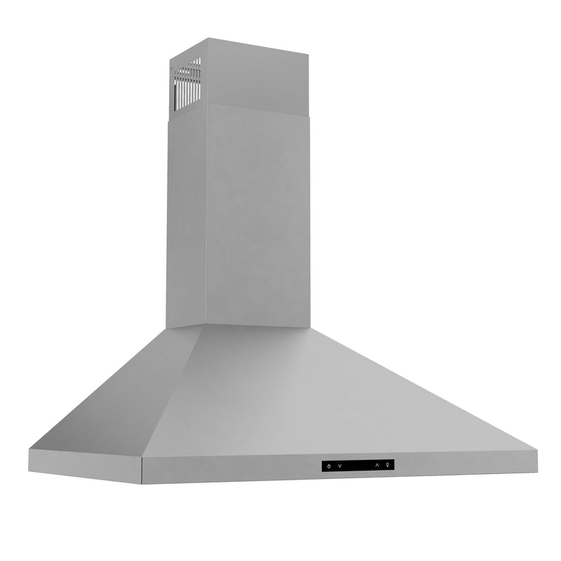 THOR Kitchen 30" Contemporary Wall Mount Range Hood in Stainless Steel, ARH30P