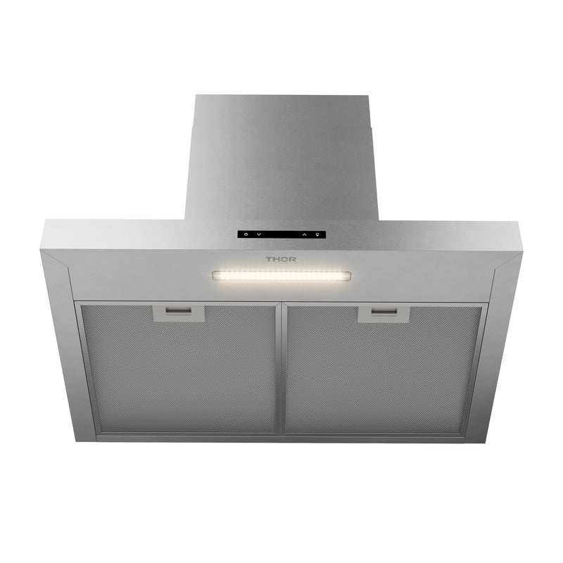 THOR Kitchen 30" Contemporary T-Shape Wall Mount Range Hood in Stainless Steel, ARH30T