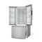 Gordon Ramsay by THOR Kitchen 30" 17.5 cu. ft. French Door Counter Depth Refrigerator with Ice Maker in Stainless Steel, RF3017FFD99