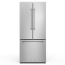 Gordon Ramsay by THOR Kitchen 30" 17.5 cu. ft. French Door Counter Depth Refrigerator with Ice Maker in Stainless Steel, RF3017FFD99