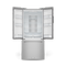 Gordon Ramsay by THOR Kitchen 30" 17.5 cu. ft. French Door Counter Depth Refrigerator with Ice Maker in Stainless Steel, RF3017FFD99