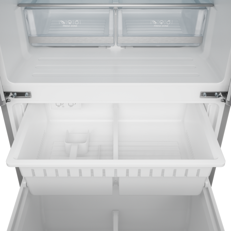 Gordon Ramsay by THOR Kitchen 30" 17.5 cu. ft. French Door Counter Depth Refrigerator with Ice Maker in Stainless Steel, RF3017FFD99