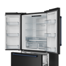 Gordon Ramsay by THOR Kitchen 36" 20.3 cu. ft. French Door Counter Depth Refrigerator with Ice Maker in Matte Black with Navy Blue Accents, RF3621CTD00-BLU