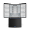 Gordon Ramsay by THOR Kitchen 36" 20.3 cu. ft. French Door Counter Depth Refrigerator with Ice Maker in Matte Black with Navy Blue Accents, RF3621CTD00-BLU