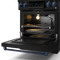Gordon Ramsay by THOR Kitchen 30" 4.55 cu. ft. Professional Natural Gas Range with Tilt Panel Touch Control and Self-Clean in Matte Black with Navy Blue Accents, RSG30B-BLU