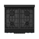 Gordon Ramsay by THOR Kitchen 30" 4.55 cu. ft. Professional Natural Gas Range with Tilt Panel Touch Control and Self-Clean in Matte Black with Navy Blue Accents, RSG30B-BLU
