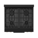 Gordon Ramsay by THOR Kitchen 30" 4.55 cu. ft. Professional Propane Gas Range with Tilt Panel Touch Control and Self-Clean in Matte Black with Bronze Accents, RSG30BLP-BRZ