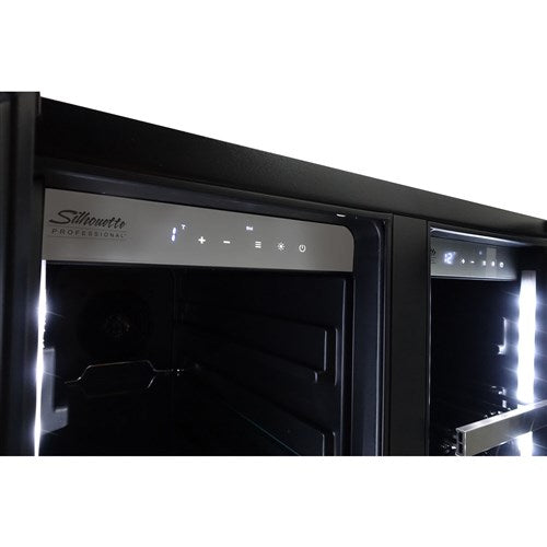 Danby Silhouette 24 In, 21 Wine Bottle & 61 Beverage Can Capacity, Beverage Center, DBC047D3BSSPR