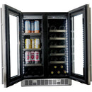Danby Silhouette 24 In, 21 Wine Bottle & 61 Beverage Can Capacity, Beverage Center, DBC047D3BSSPR