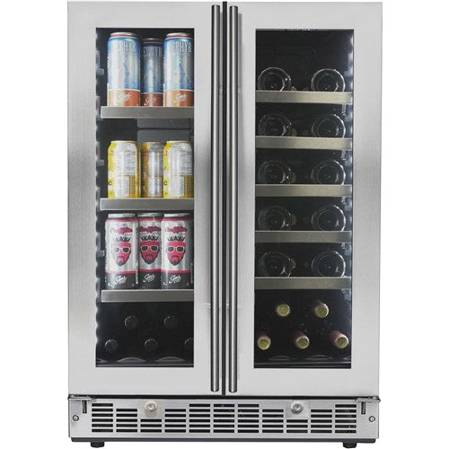Danby Silhouette 24 In, 21 Wine Bottle & 61 Beverage Can Capacity, Beverage Center, DBC047D3BSSPR