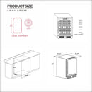Empava 24" 140 Can Beverage Cooler, EMPV-BR02S