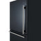FORNO Espresso Milano 31" 17.2 cu. ft. Left Swing Refrigerator and Bottom Freezer with Ice Maker in Black and Silver Handles, FFFFD1786-31BLK