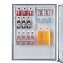 FORNO Espresso Milano 31" 17.2 cu. ft. Left Swing Refrigerator and Bottom Freezer with Ice Maker in White and Silver Handles, FFFFD1786-31WHT