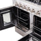 FORNO Galiano 48" 6.58 cu. ft. Freestanding Gas Range with French Door and 8 Burners, FFSGS6444-48