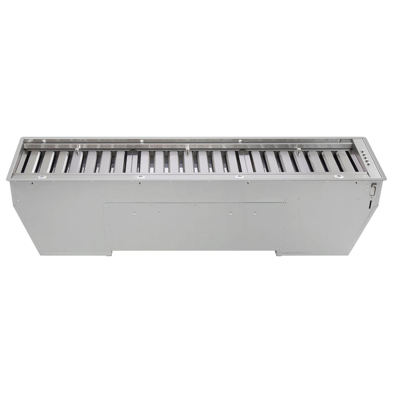 FORNO Frassanito 48" 1,200 CFM Recessed Range Hood with Baffle Filters, FRHRE5346-48