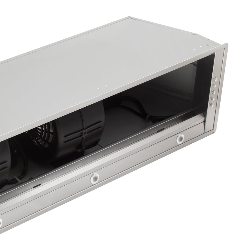 FORNO Frassanito 60" 1,200 CFM Recessed Range Hood with Baffle Filters, FRHRE5346-60