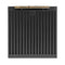 Forno Espresso Package - 30" Electric Range, Range Hood and Refrigerator in Black with Antique Brass Handles