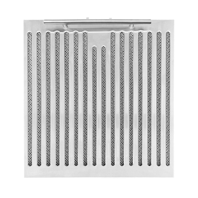 Forno Espresso Package - 30" Electric Range, Range Hood and Refrigerator in Stainless Steel with Silver Handles