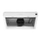 FORNO Espresso Bari 30" 400 CFM Under Cabinet Range Hood in White with Antique Brass Handles, FRHUC5255-30WHT