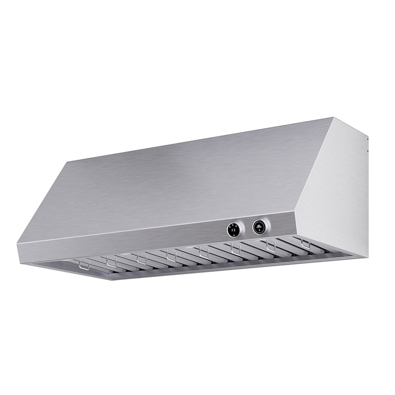 FORNO Biagio 48'' 1,200 CFM Wall Mount Range Hood in Stainless Steel, FRHWM5009-48