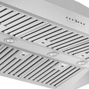 FORNO Orvieto 48" 1,200 CFM Wall Mount Range Hood in Stainless Steel, FRHWM5094-48