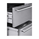 FORNO Capraia 30" 144 Bottle & 200 Can Triple Zone Wine Cooler, FWCDR6661-30S