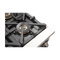 FORNO Capriasca 48" 6.58 cu. ft. Dual Fuel Range with 8 Italian Burners in White, FFSGS6187-48WHT