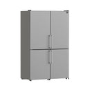 FORNO Guardia 46.8" 21.6 cu. ft. Bottom Mount Refrigerator in Stainless Steel, FFFFD1778-48