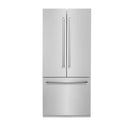 ZLINE 36" 19.6 cu. ft. Built-In 3-Door French Door Refrigerator with Internal Water and Ice Dispenser in Stainless Steel (RBIV-304-36)