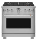 Café™ 36" Smart Dual-Fuel Commercial-Style Range with 6 Burners (Natural Gas)