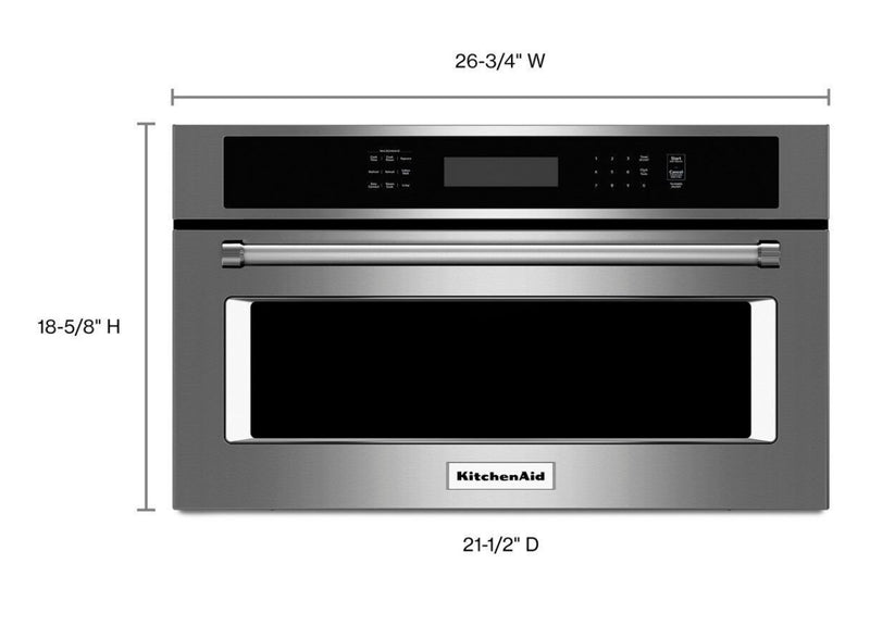 KitchenAid - 1.4 Cu. Ft. Built-In Microwave - Stainless Steel
KMBP107ESS