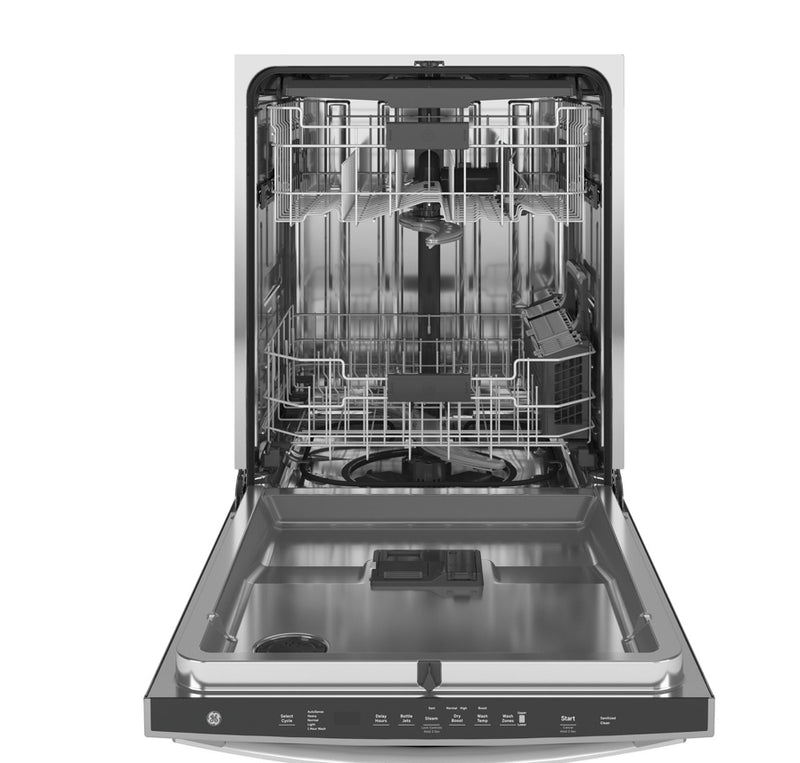 GE® ENERGY STAR® Fingerprint Resistant Top Control with Stainless Steel Interior Dishwasher with Sanitize Cycle & Dry Boost with Fan Assist Model