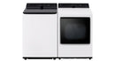 LG Top Load Laundry Pair with 5.3 cu. ft. Smart Washer with Agitator and Easy Unload and 7.3 cu. ft. EasyLoad Electric Dryer PLUS WT8405CB | DLE8400BE