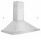 ZLINE 36-Inch Convertible Vent Wall Mount Range Hood in Stainless Steel (KB-36)