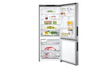 LG - 14.7 Cu. Ft. Bottom-Freezer Smart Refrigerator with Smart Cooling - Platinum Silver Model:LBNC15231V