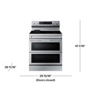 Samsung - 6.3 cu. ft. Smart Freestanding Electric Range with Flex Duo, No-Preheat Air Fry & Griddle - Stainless Steel
Model:NE63A6751SS/AA