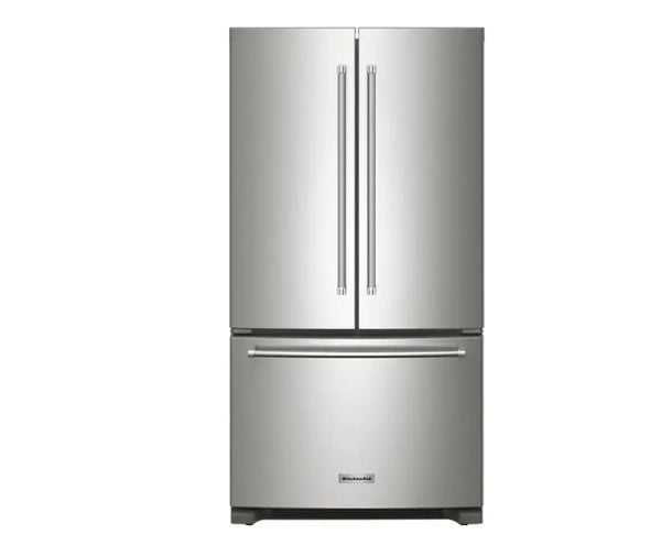 KitchenAid - 20 Cu. Ft. French Door Refrigerator with Interior Water Dispenser - Stainless Steel
Model:KRFC136RPS