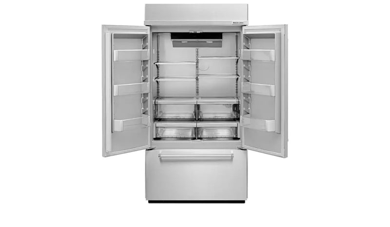 KitchenAid  42 inch - 24.2 Cu. Ft. French Door Built-In Refrigerator KBFN502ESS / KBFN502EBS / KBFN502EPA