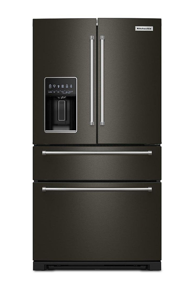 KitchenAid - 26 cu. ft. French Door Refrigerator with Ice and Water Dispenser - Stainless Steel
Model:KRMF536RPS