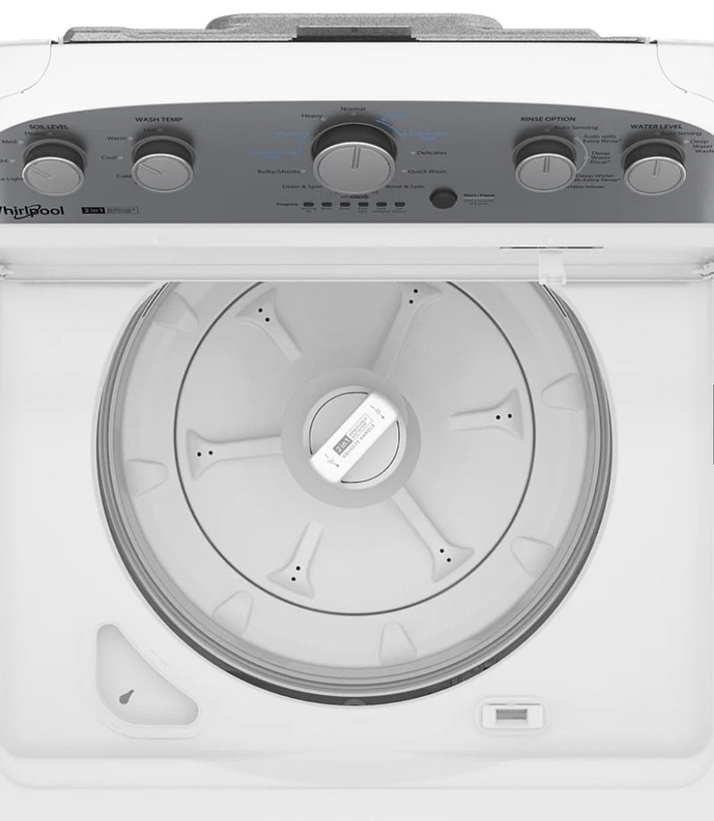 Whirlpool Washer & Dryer Set
Whirlpool Washer WTW4957PW
Whirlpool Electric Dryer YWED4815EW