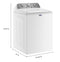 Maytag - 4.5 Cu. Ft. High Efficiency Top Load Washer with Deep Fill - White
Model:MVW4505MW