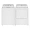 GE 4.3 cu. ft. Top Loading Washer with True Dual-Action Agitator and 7.2 cu. ft. Electric Dryer with Reversible Door (GTW385ASWWS, GTD38EASWWS)