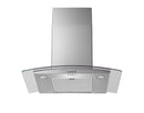 Whirlpool - 30" Curved Glass Wall Mount Range Hood - Stainless Steel
Model:WVW51UC0LS