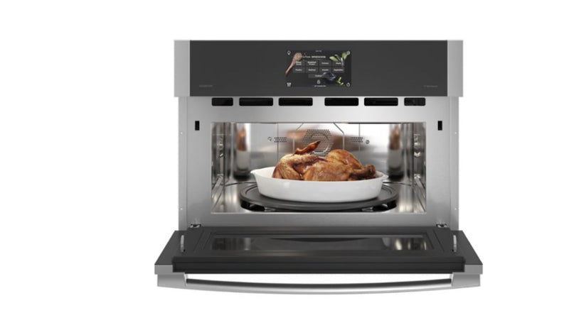 GE Profile - 1.7 Cu. Ft. Convection Built-In Microwave with Sensor Cooking and Five in One 120V Advantium Technology - Stainless Steel
Model:PSB9100SVSS