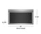 KitchenAid - 1.1 Cu. Ft. Over-the-Range Microwave with Flush Built-in Design and PrintShield Finish - Stainless Steel
Model:KMMF330PPS