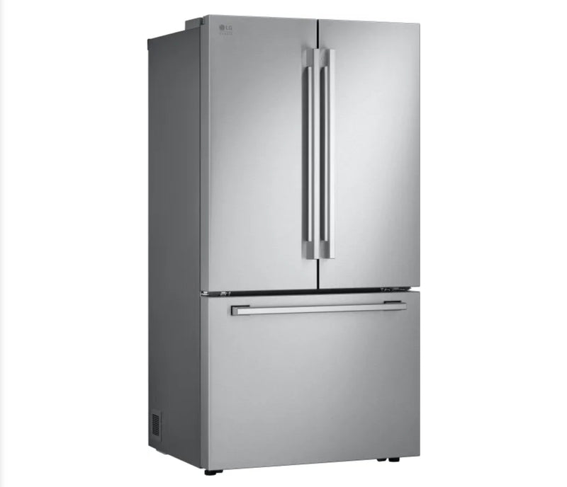 Studio  SRFB27S3
36 Inch Counter-Depth Freestanding French Door Smart Refrigerator with 26.5 Cu. Ft. Capacity, Door Cooling+, CoolGuard™, Glide N' Serve™, PrintProof™, LED Lighting, ThinQ® Technology, Smart Diagnosis, Internal Water Dispenser, and ENERGY