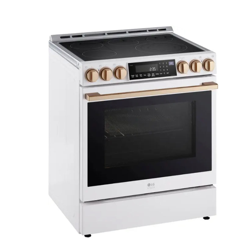 LG - STUDIO 6.3 Cu. Ft. Smart Slide-True Convection Range with EasyClean and Air Sous Vide - Essence White
Model:LSES6338N / LSGS6338N/ LSGS6338F