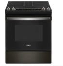 Whirlpool  WEG515S0LS
30 Inch Slide-In Gas Range with 4 Sealed Burners, 5.0 cu. ft. Capacity, SpeedHeat™ Burners, Frozen Bake™, Sabbath Mode, Self-Clean, and ADA Compliant: Stainless Steel